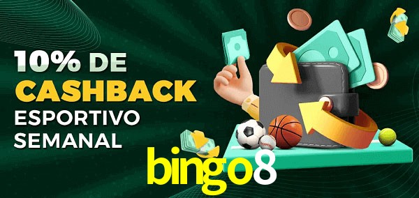 10% de bônus de cashback na bingo8